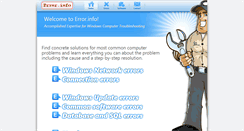 Desktop Screenshot of error.info